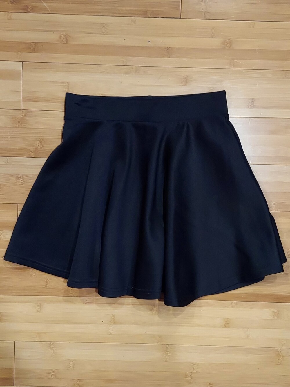 Spirit Halloween Skater Skirt Size Medium Black Mini Skirt